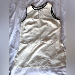Lauren Ralph Lauren cream tank with black trim